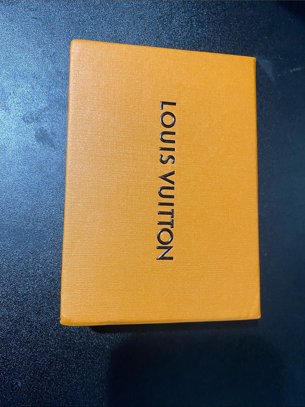 Louis Vuitton Orange Signature Box for Women's Key & Card Holders